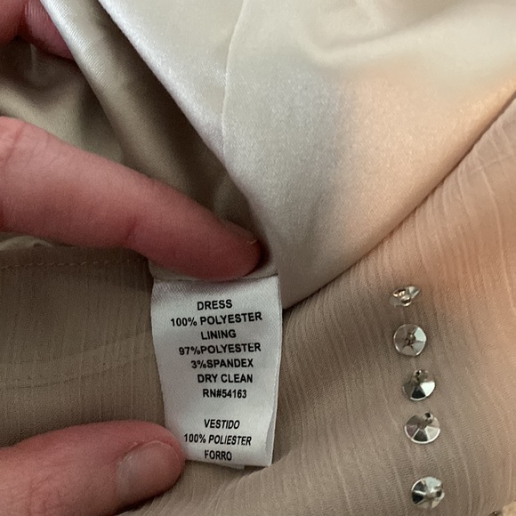 Jessica Simpson dress with beaded bottom ;worn a few times in good condition - Picture 6 of 7